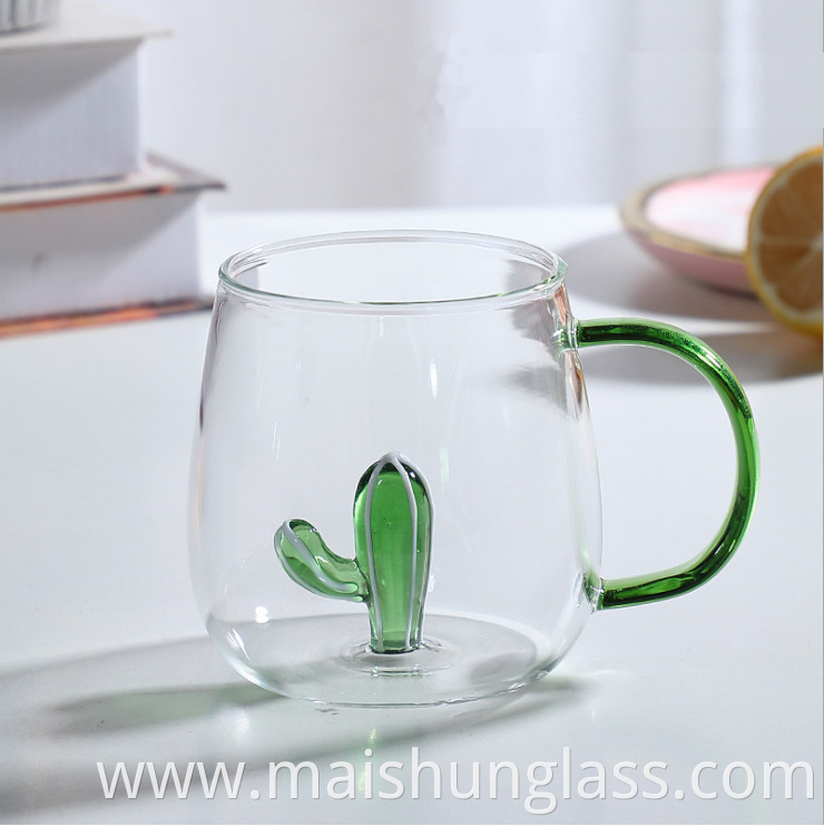 Creative Juice Milk Cartoon Glass Glass Cup